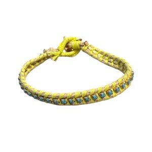 Madewell yellow friendship bracelet
